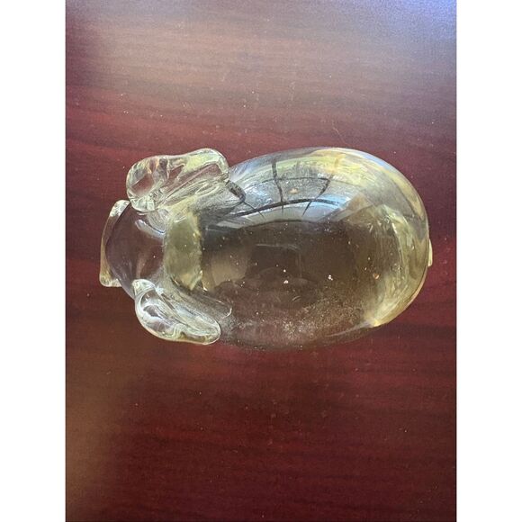 Glass Pig, Vintage, 1970’s, Unique - Picture 4 of 6